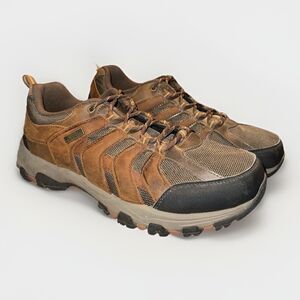 Skechers Outdoor Selmen Lorago Brown Hiking Shoes Mens 12 Water Repellent 204077